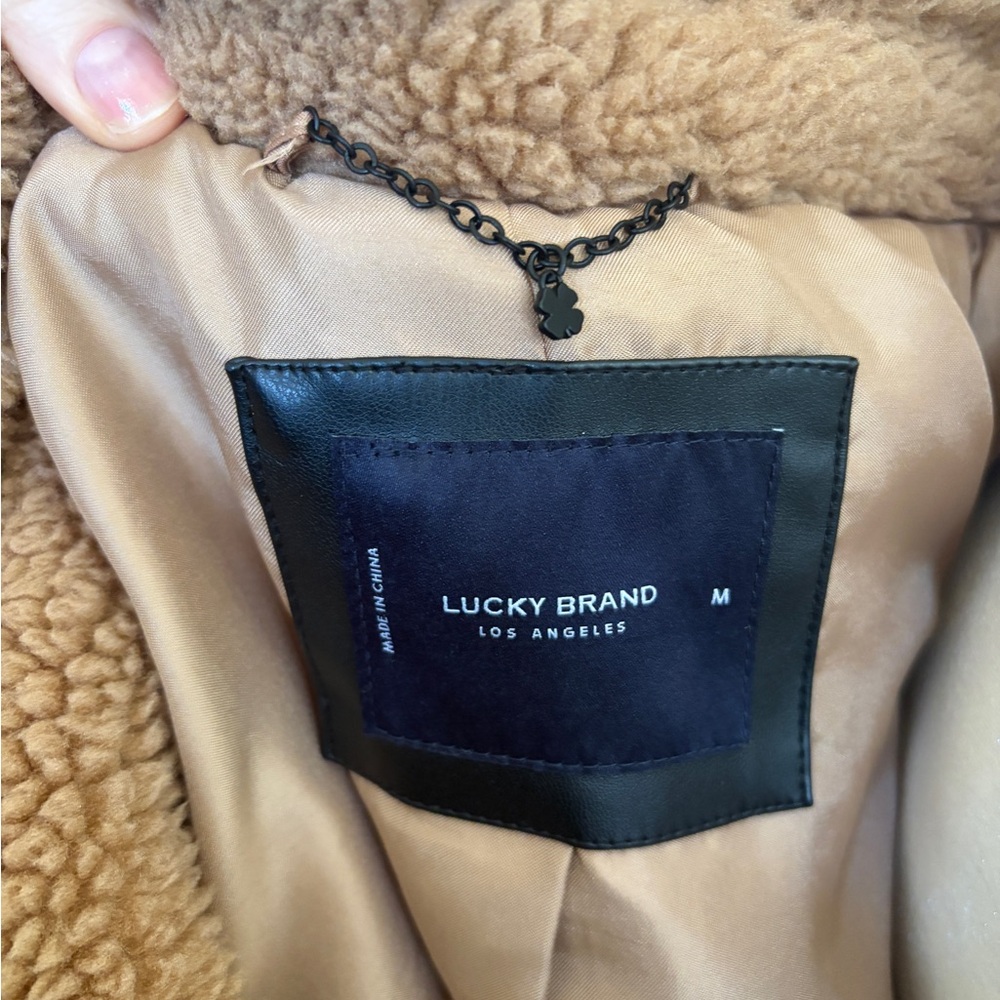 Lucky Brand Tan Teddy Jacket - Picture 4 of 4
